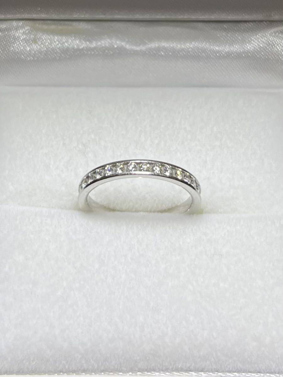 STAR JEWELRY Pt950 リング Premium Full Eternity Ring 0.45ct 8.5号 スタージュエリー フルエタニティリング 指輪 プラチナ ダイヤの画像4