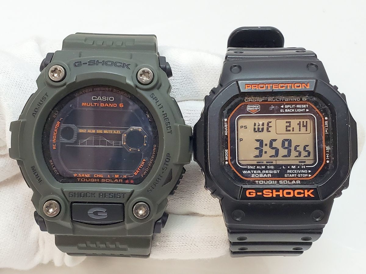 1000円スタート 腕時計まとめ14点 CASIO カシオ G-SHOCK GW-M5610R/GW-7900KG/DW-5600VT NEWS×ローソン/メタリックカラーズ等 [12/1] T212_画像2