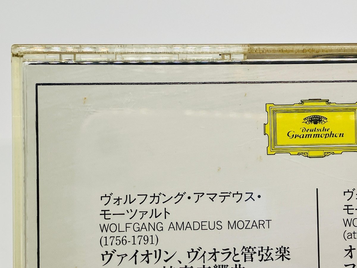 即決CD モーツァルト 協奏交響曲 K.297b,K.364 オルフェウス室内管弦楽団 MOZART SINFONIA POCG-7117 Z42_画像3