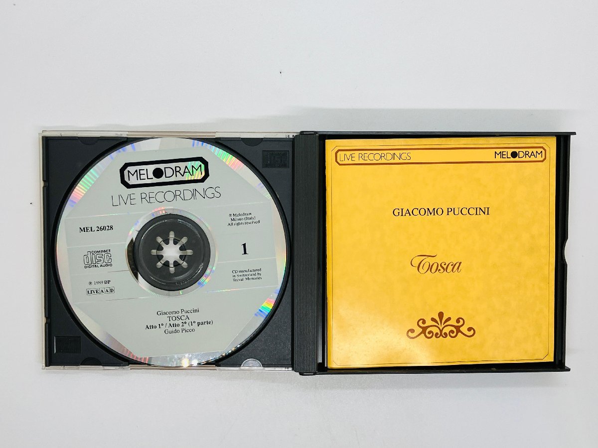 即決2CD 伊盤 プッチーニ トスカ マリア・カラス 1952 ライヴ イタリア盤 Puccini Tosca Maria Callas Di Stefano GUIDO PICCO LIVE R05_画像3