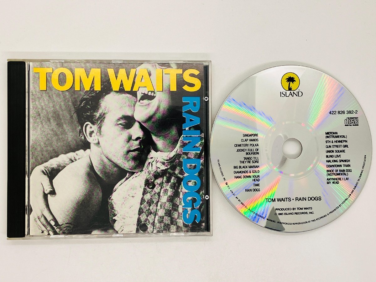 即決CD 蒸着仕様 TOM WAITS RAIN DOGS / トム・ウェイツ レイン・ドッグ / 422-826 382-2 Z59_画像1