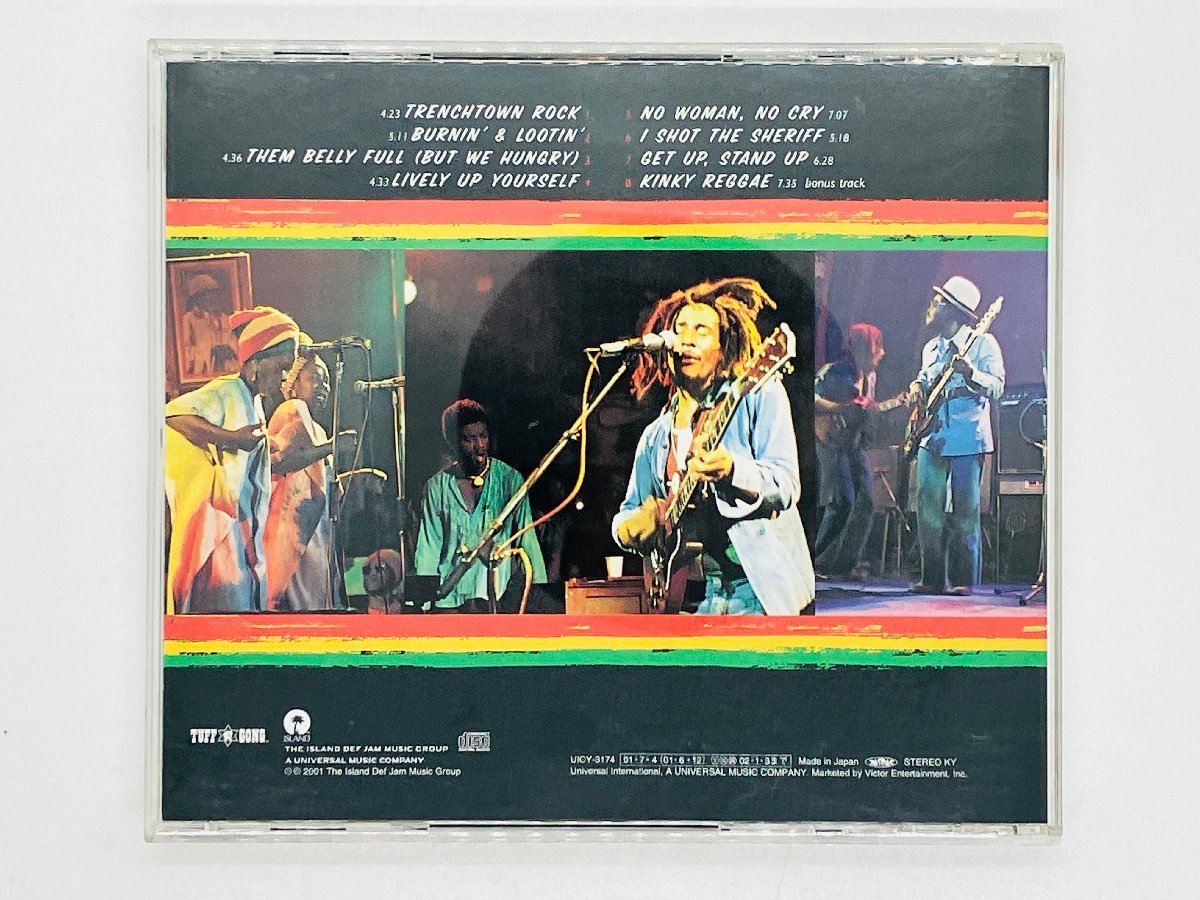 即決CD BOB MARLEY AND THE WAILERS / LIVE! ボブ・マーリー＆ザ・ウェイラーズ ライヴ Z57_画像2