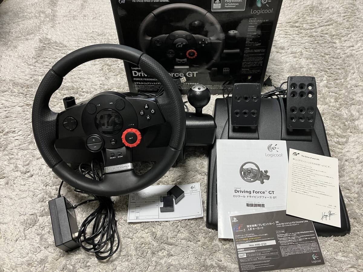 ドライビングフォースＧＴ　完動品！ Logicool Driving Force GT LPRC-14500_画像1