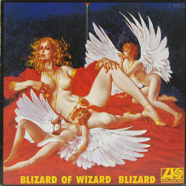 LP☆ ブリザード 暗黒の聖書 松川敏也 生頼範義（ATLANTIC K-12511）BLIZARD OF WIZARD ジャーニー セクシーヌード美女ジャケ JOURNEY_画像1