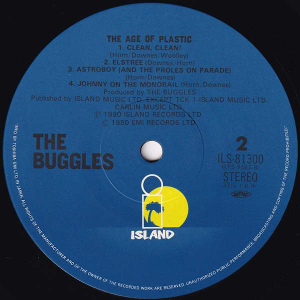 帯付LP☆ ザ・バグルズ プラスティックの中の未来 THE BUGGLES ラジオスターの悲劇 トレヴァー・ホーン ジェフ・ダウンズ バグルス_画像5