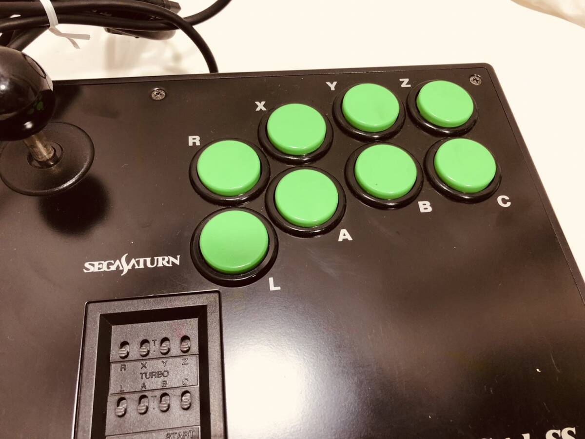 【ファイティングスティック セガサターン】ホリ HORI HSS-07 アーケードコントローラー_画像3