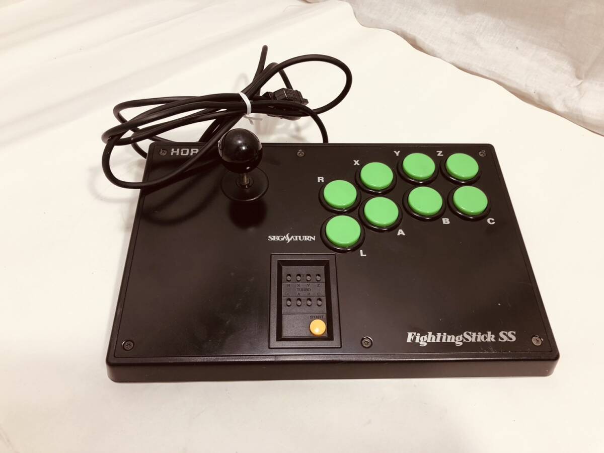 【ファイティングスティック セガサターン】ホリ HORI HSS-07 アーケードコントローラー_画像1