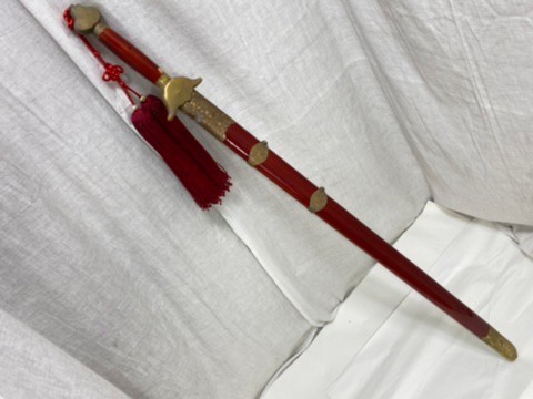【中国剣】模造刀 太極拳 剣 中国武術 全長約94cm 総重量約600gの画像1
