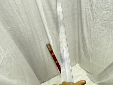 【中国剣】模造刀 太極拳 剣 中国武術 全長約94cm 総重量約600gの画像5