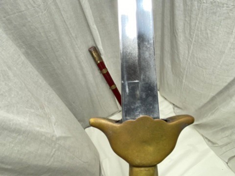 【中国剣】模造刀 太極拳 剣 中国武術 全長約94cm 総重量約600gの画像7