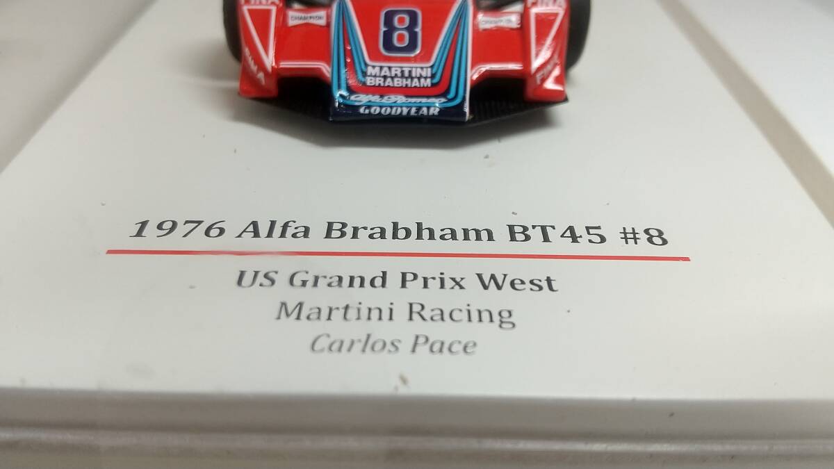 トゥルースケール  1/43 ブラバム BT45  US西GP  C.パーチェ（TSM124301） の画像3