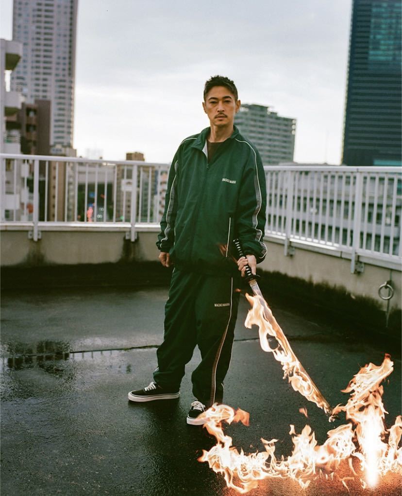 WACKO MARIA ワコマリア トラックジャケット グリーン Lサイズ WACKO MARIA ワコマリア トラックジャケット グリーン Lサイズ