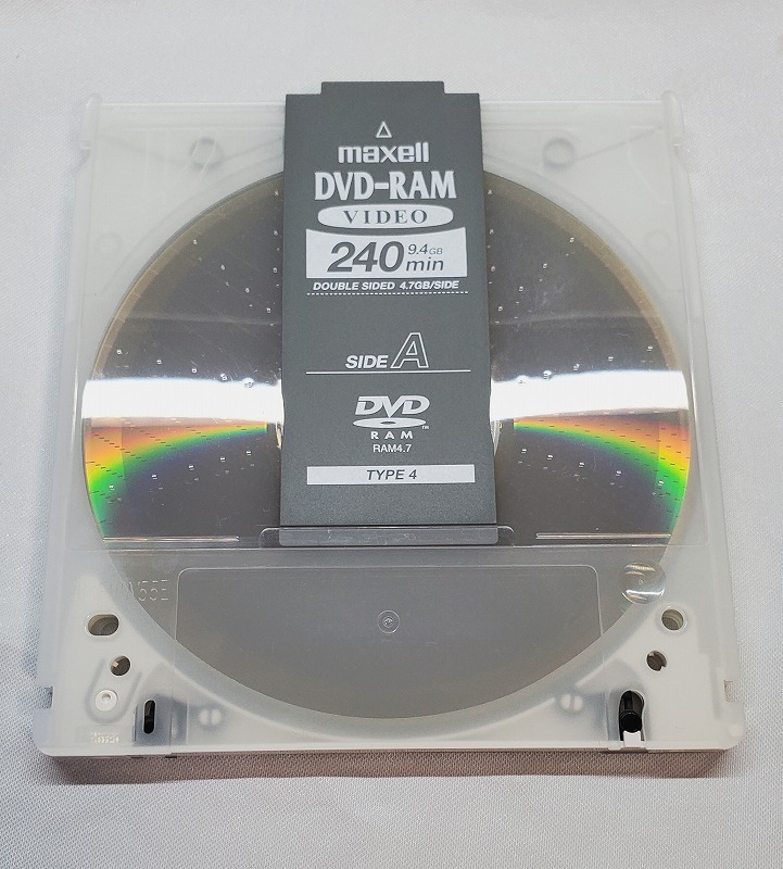 DVD-RAM 9.4G 両面 カートリッジ付き 3枚_画像4