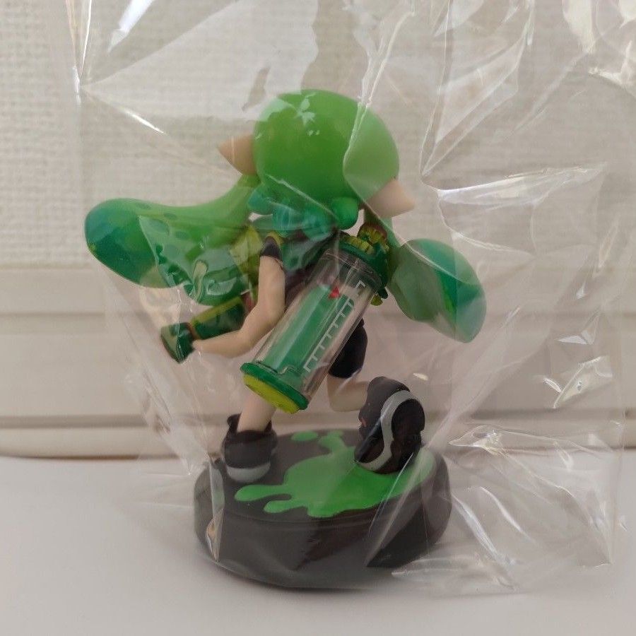 ☆中古・美品☆初期化済 amiibo スプラトゥーン ガール ライムグリーン