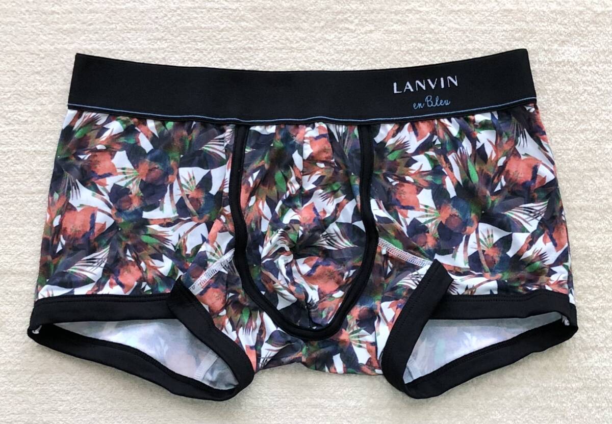 Lanvin en Bleu＆BROS ボクサーパンツ Mサイズ ローライズ 花柄 日本製＆花柄 2枚セット_画像2