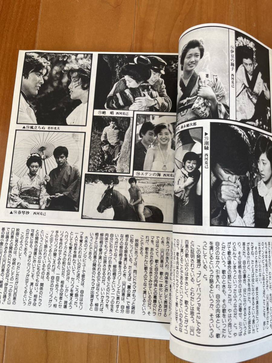 キネマ旬報 NO.739 昭和53年7月 下旬号 1978年 山口百恵アンケート集　キタキツネ物語　ふりむけば愛　大林宣彦、ジェームス三木対談_画像7