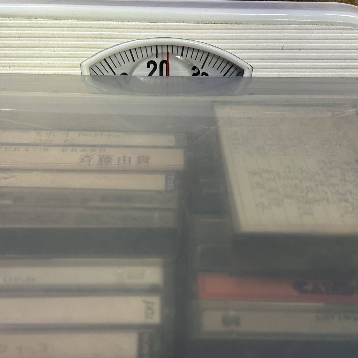 カセットテープ 約280本　昭和　平成　ラジオ　使用済み　洋楽 邦楽 現状品　約22kg_画像7