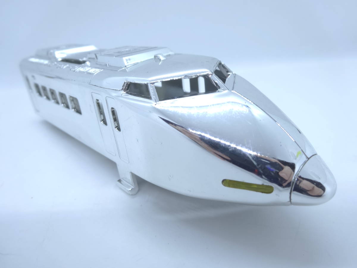 プラレール 交換部品 プラレール博 イベント限定 200系 東北新幹線 先頭車カバー 銀メッキ仕様 USEDの画像1