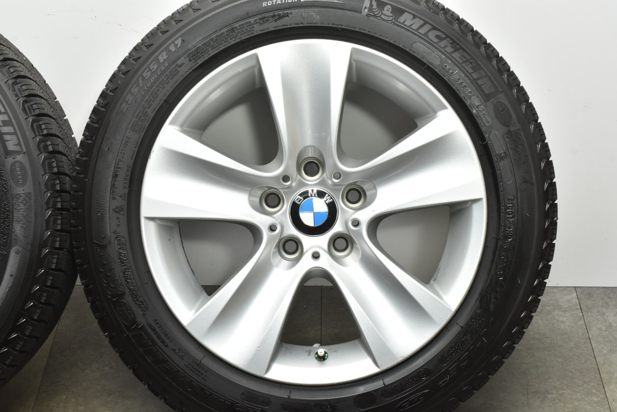 【正規品】BMW F10 F11 5シリーズ 純正 17in 8J +30 PCD120 ミシュラン X-ICE 225/55R17 品番:6790172 スタイリング327 3シリーズ 流用_画像6