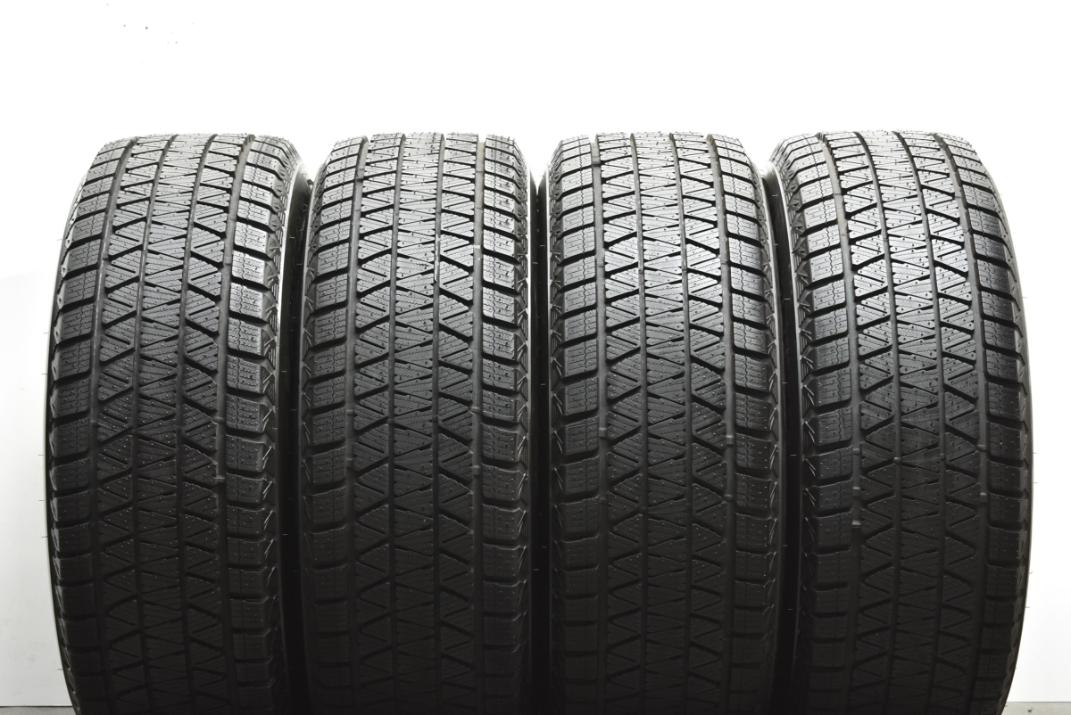 【イボ付 美品】 カゼラ H301 18in 8J +20 PCD139.7 ブリヂストン ブリザック DM-V3 265/60R18 ランドクルーザープラド ハイラックスの画像8