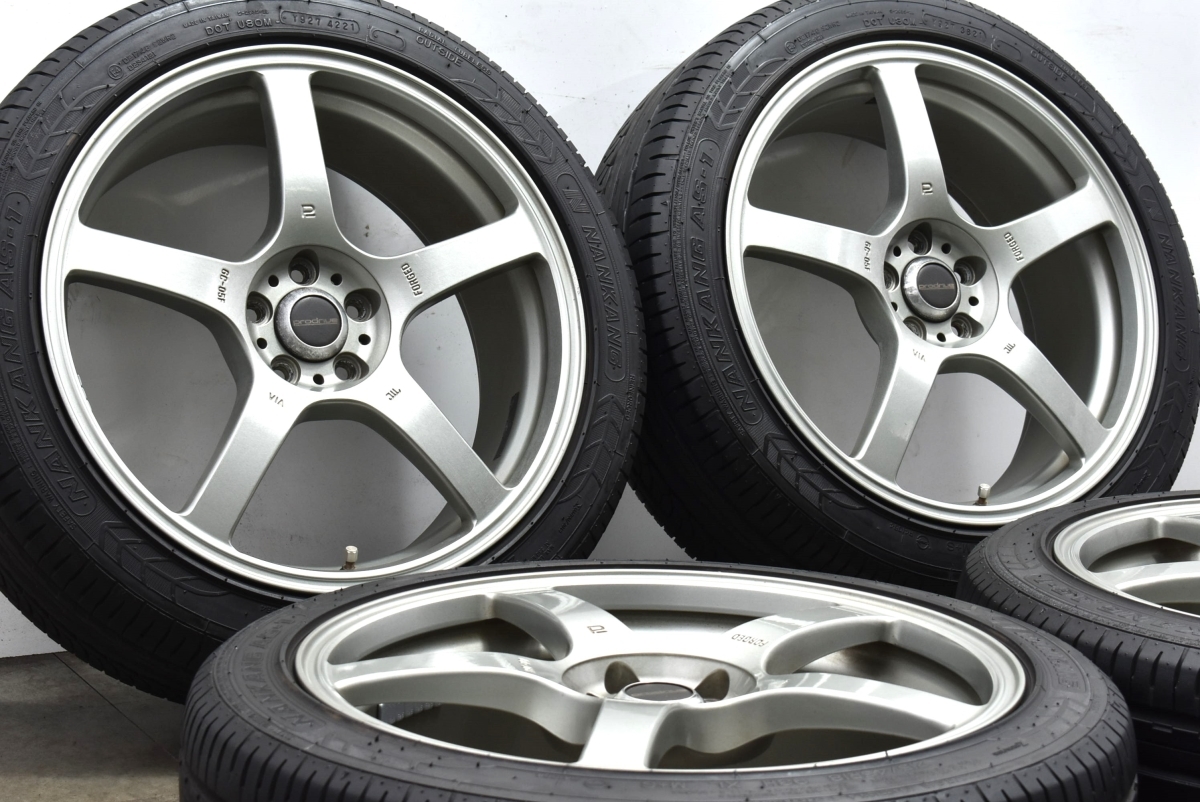 【鍛造品】プロドライブ GC-05F 18in 7.5J +48 PCD100 ナンカン AS-1 215/45R18 レガシィ BRZ インプレッサ 86 プリウス レクサス CT_画像2