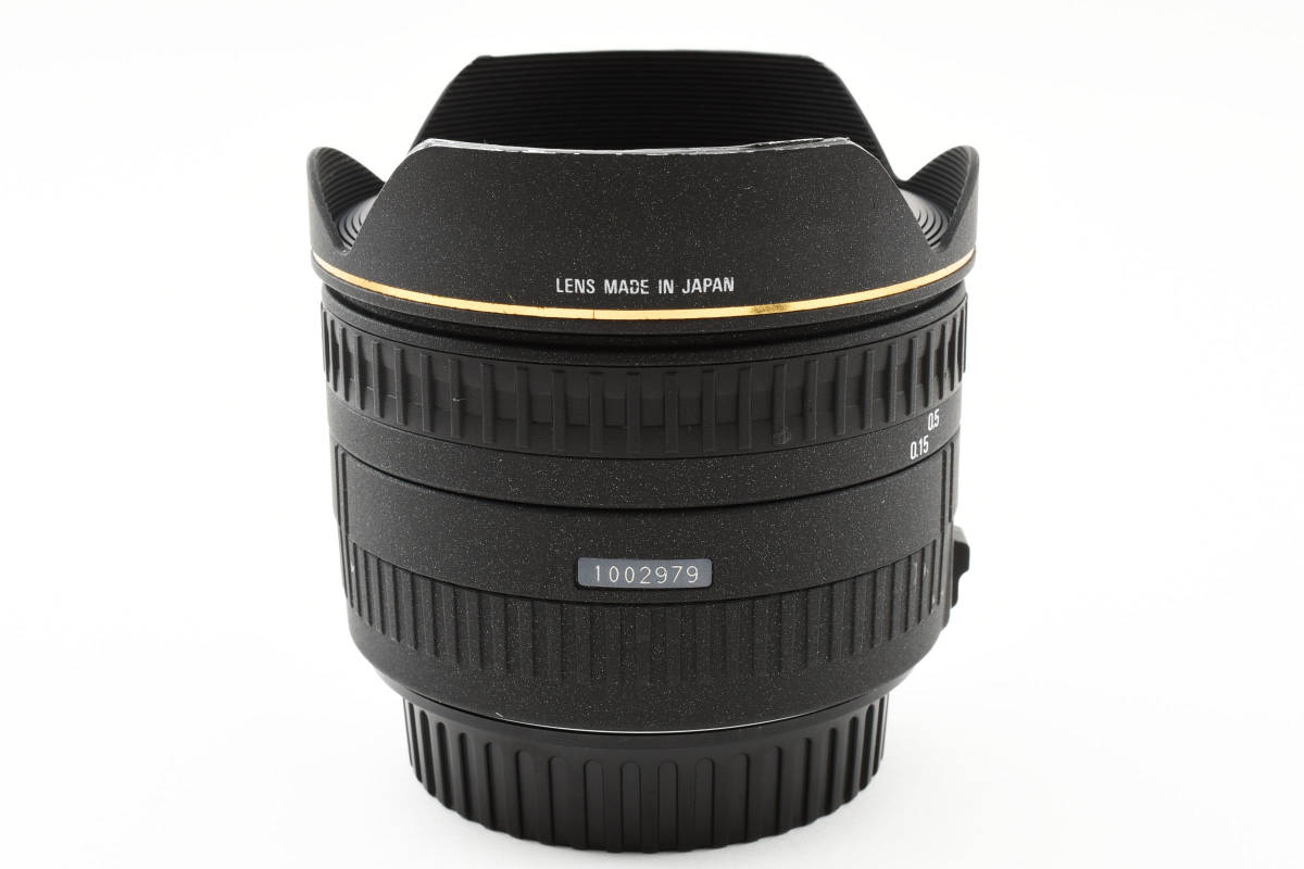 光学極上美品！SIGMA シグマ for Canon 15mm F2.8 EX DG DIAGONAL FISHEYE キヤノン用 EFマウント 魚眼 大口径 超広角単焦点