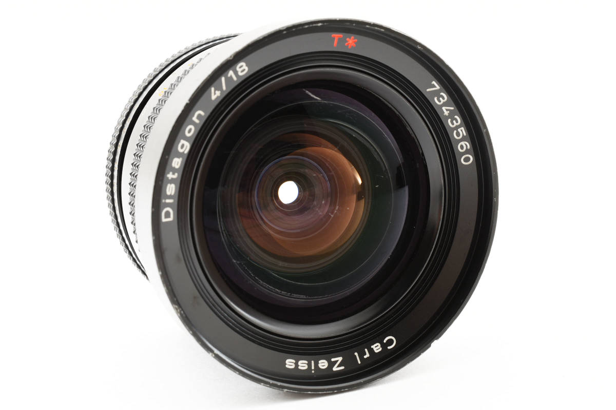 光学極上美品級！CONTAX コンタックス Carl Zeiss Distagon 18mm F4 T* AEG ドイツ製 レア ディスタゴン カメラ レンズ 一眼レフ MF Lens_画像3