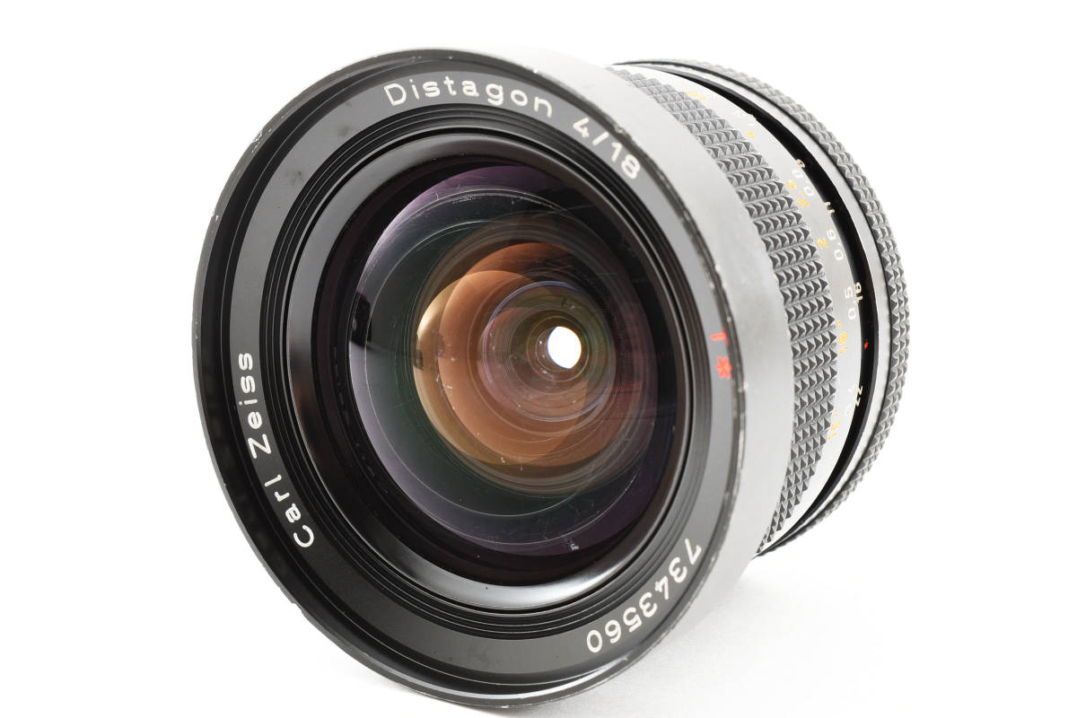 光学極上美品級！CONTAX コンタックス Carl Zeiss Distagon 18mm F4 T* AEG ドイツ製 レア ディスタゴン カメラ レンズ 一眼レフ MF Lens_画像1