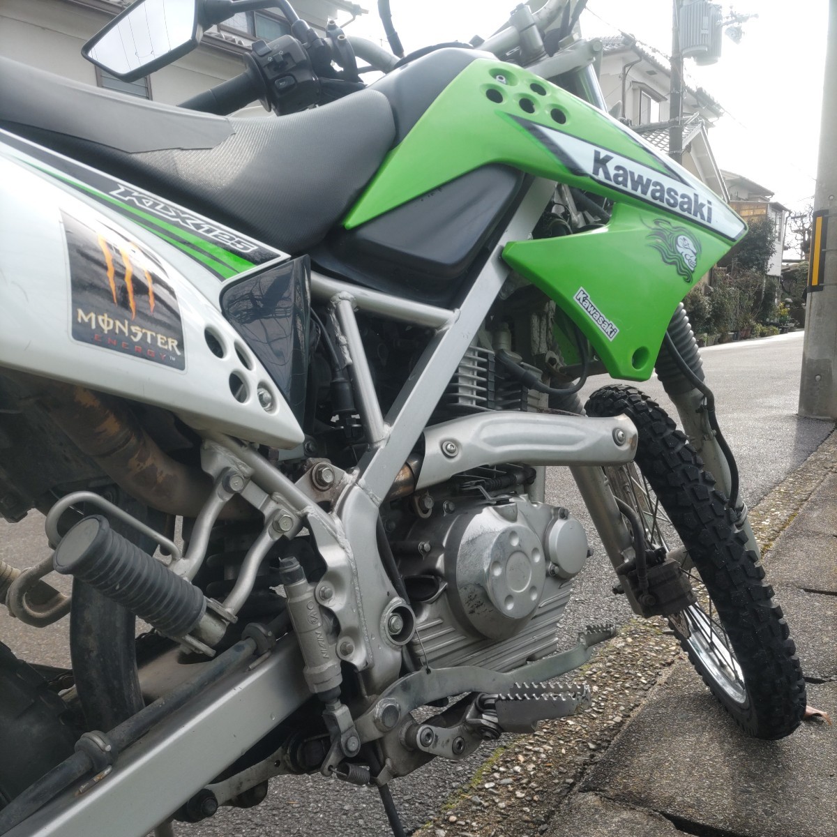 KLX125 (ジャンク扱い)京都より  オフロード 実動車 の画像7