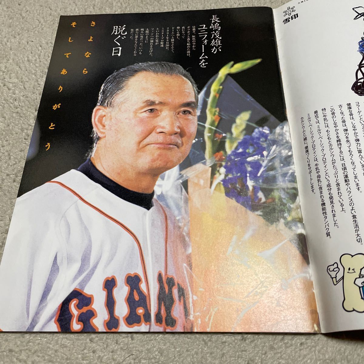 週間ベースボール増刊号さよならミスタージャイアンツ長嶋茂雄の画像3