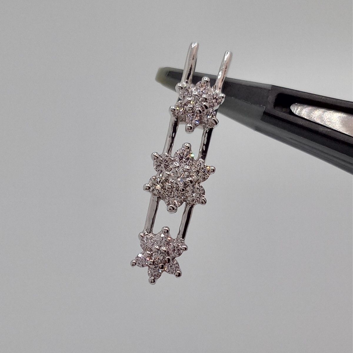 K18WG 天然ピンクダイヤモンド 0.3ct ペンダントトップ 鑑別書