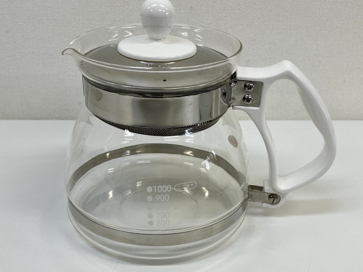 HARIO ハリオ マイコン 煎じ器3 HMJ3-1000 1000ml ホワイト 電気 煎じ薬 お茶 煮出し 2013年製_画像6