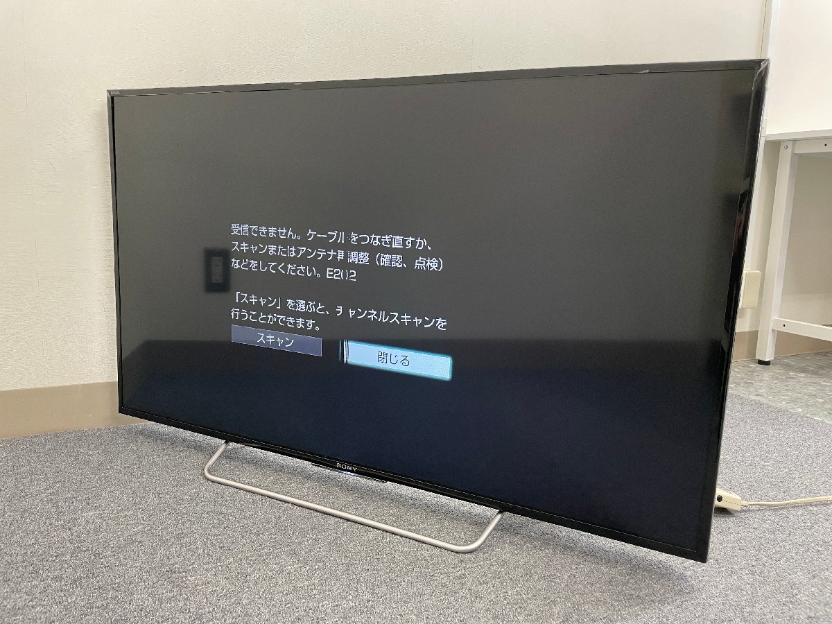 【ジャンク品】SONY/ソニー BRAVIA ブラビア KJ-48W730C 液晶 テレビ 48型 TV 2018年製 本体、電源コードのみの画像2