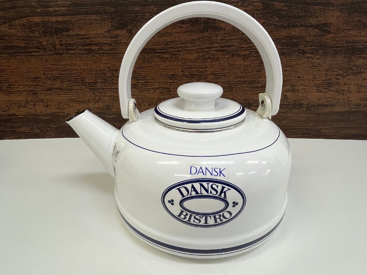 未使用 DANSK BISTRO 2.5qt.Tea Kettle ダンスク ボストロ ホーローケトル 2.5L やかんの画像2