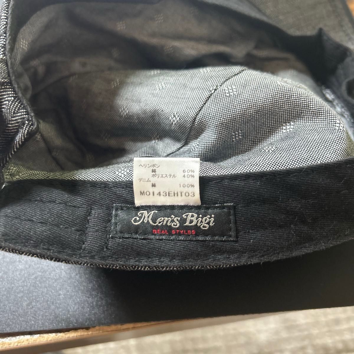 メンズビギ　men’sbigi  帽子 ワークキャップ キャップ Cap ユニセックス