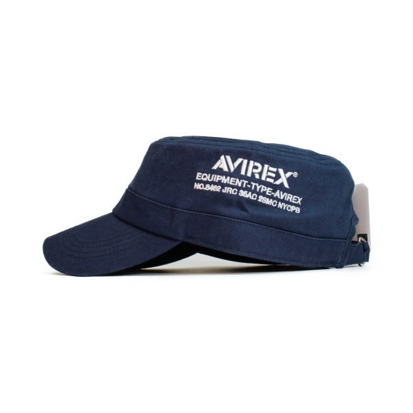 大きいサイズ ビッグサイズ XL アビレックス AVIREX U.S.A NUMBERRING ワークキャップ ネイビー 帽子 メンズ　ミリタリー 野球帽_画像2