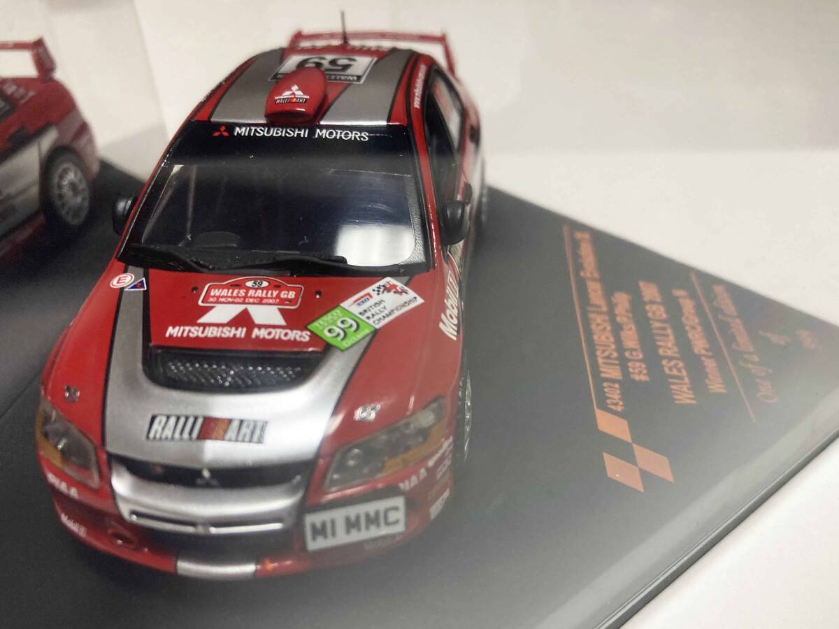 VITESSE 1/43 三菱 ランサー エボリューションIX ウェールズラリー GB 2007 #59 PWRC/Gr.N 優勝車　MITSUBISHI LANCER EVO IX_画像5