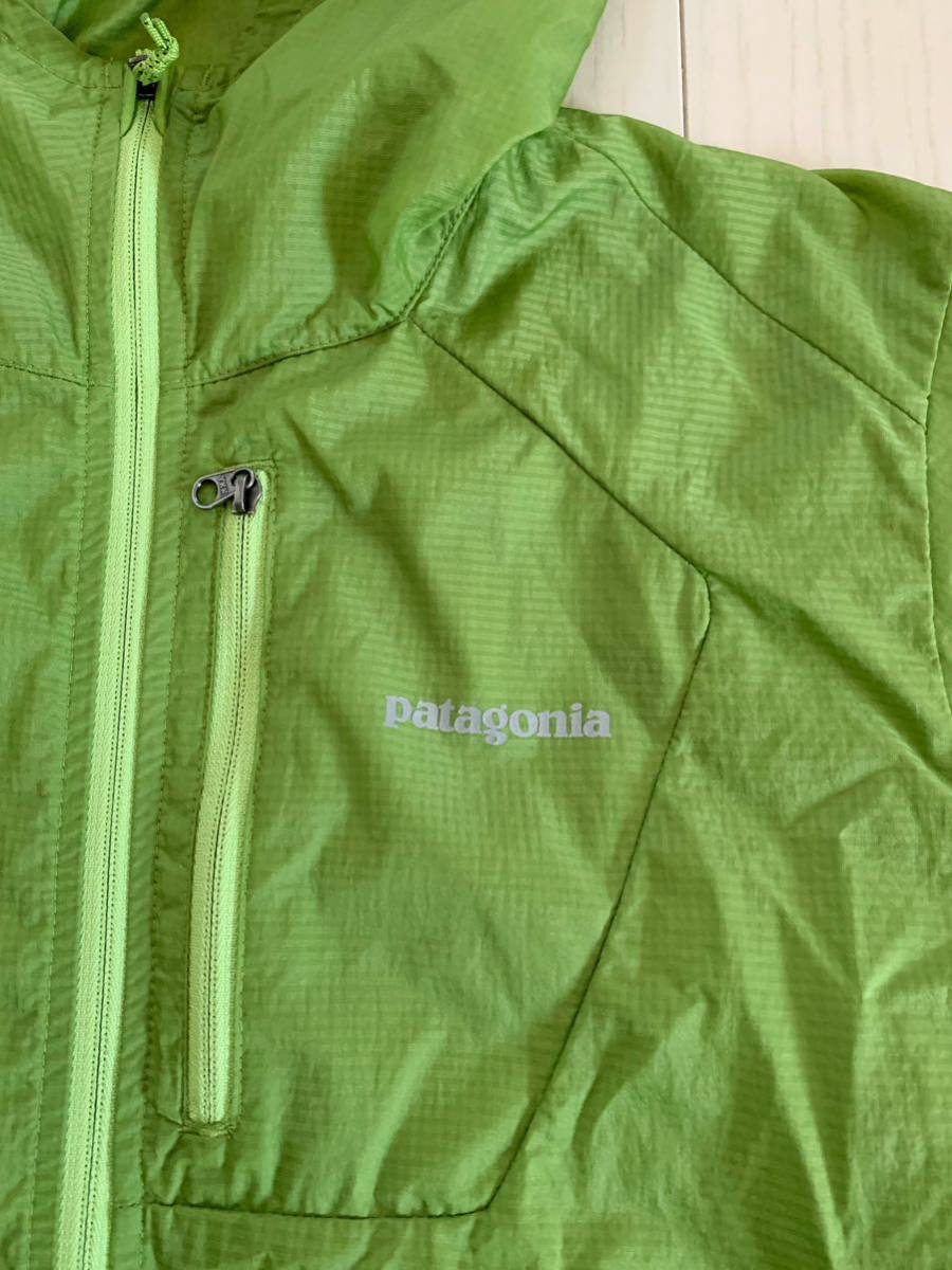 ★patagonia / パタゴニア★Men's Houdini Jacket メンズ・フーディニ・ジャケット S グリーン系 美品_画像3