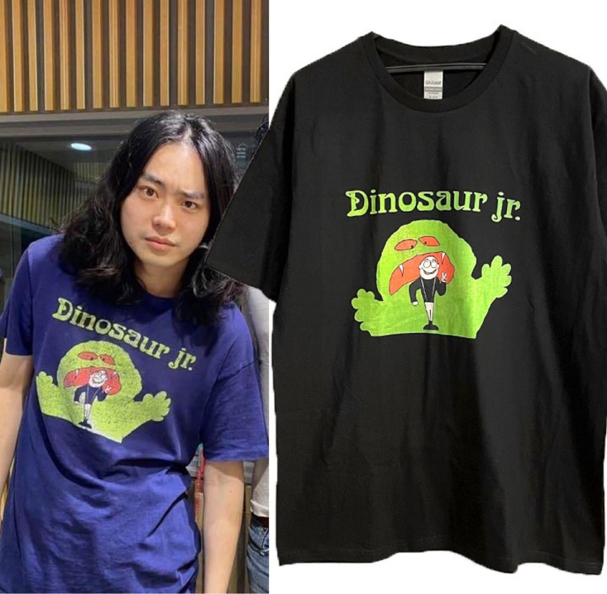 菅田将暉 ダイナソーJr. Dinosaur Jr バンド tシャツ 原宿