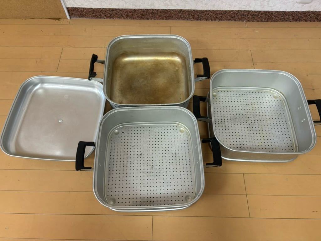 蒸し器 調理器具 業務用 3段 ※直接の引き取り歓迎_画像4