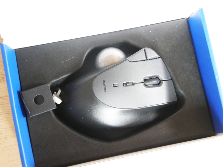エレコム マウス M-IT10BR　Bluetooth5.0トラックボール "IST"5ボタン 人工ルビーモデル [未使用に近い]_画像6