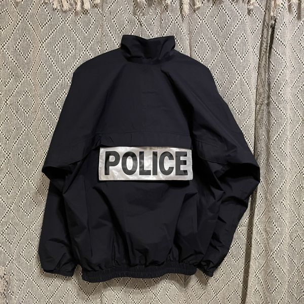 イギリス警察　POLICEジャケット　ナイロン　ネイビー　テック系_画像4
