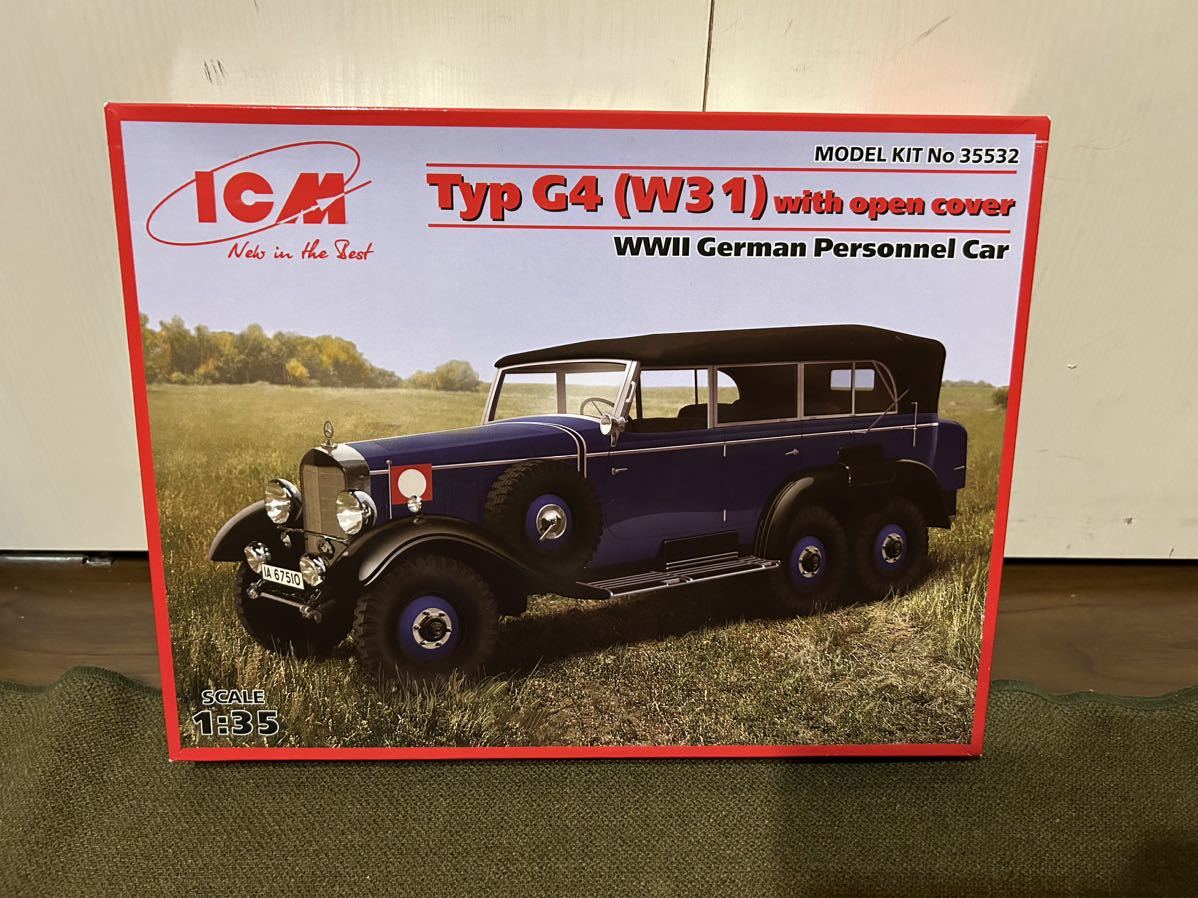 【1/35】ICM ドイツ軍 G4(W31)高官用 幌型 未使用品 プラモデル_画像1