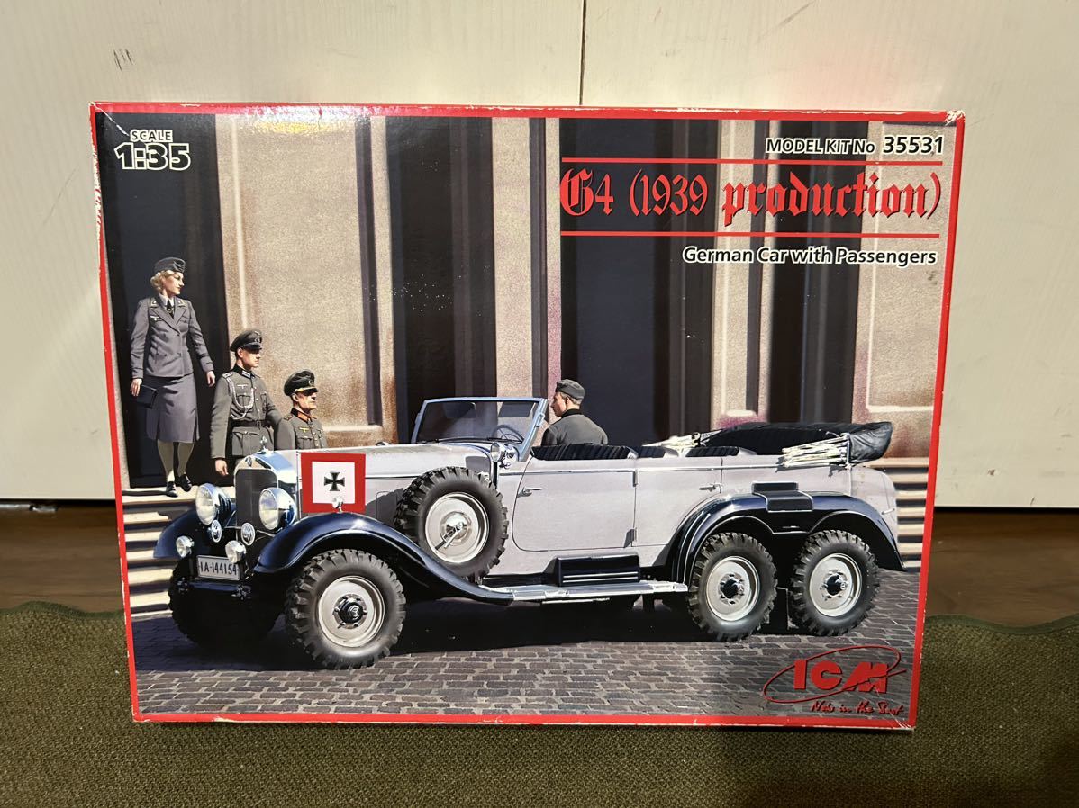 【1/35】ICM ドイツ軍 G4 高官用乗用車 1939 未使用品 プラモデル_画像1