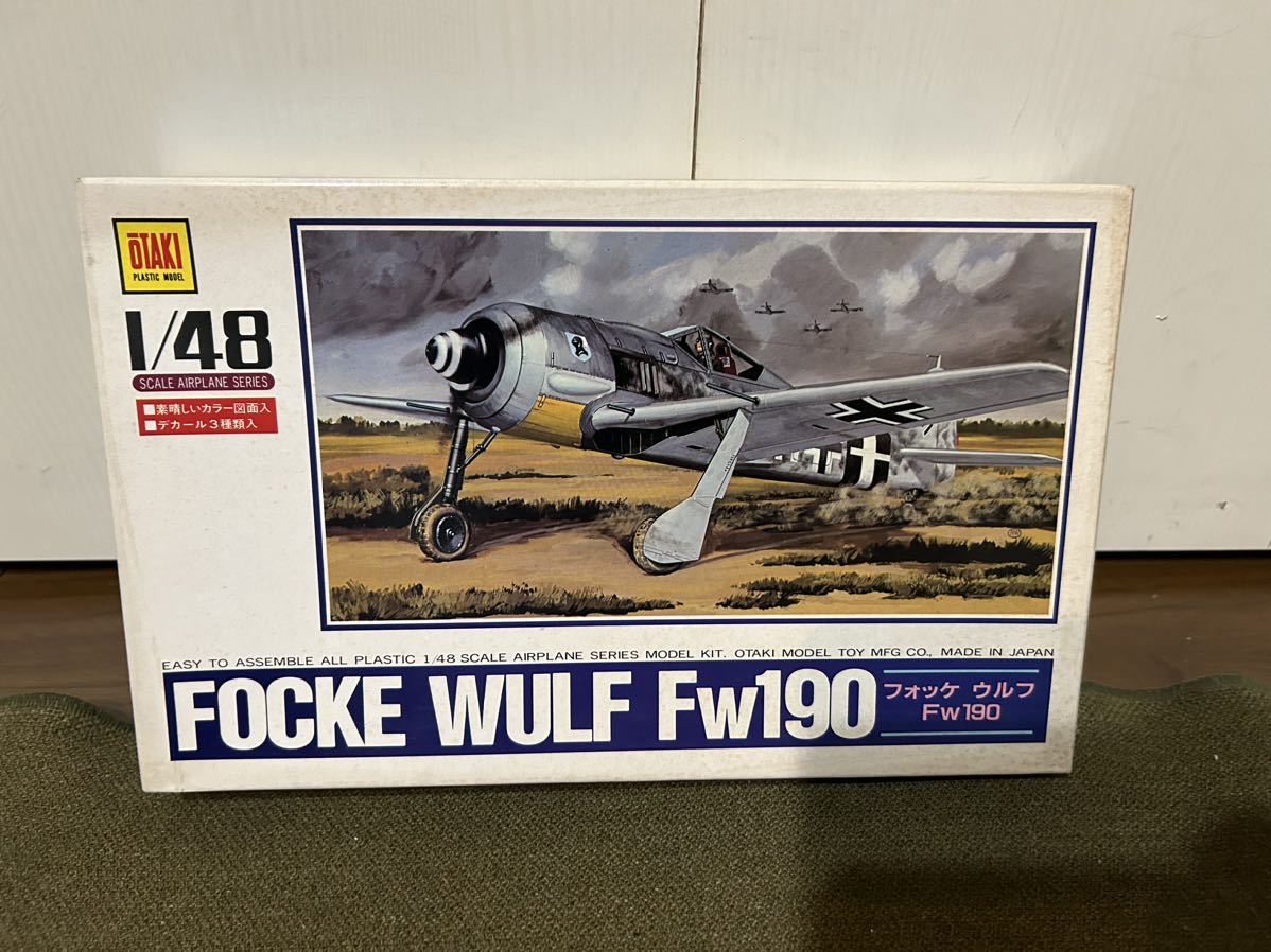 【1/48】オオタキ ドイツ軍 フォッケウルフ Fw190 未使用品 プラモデル _画像1
