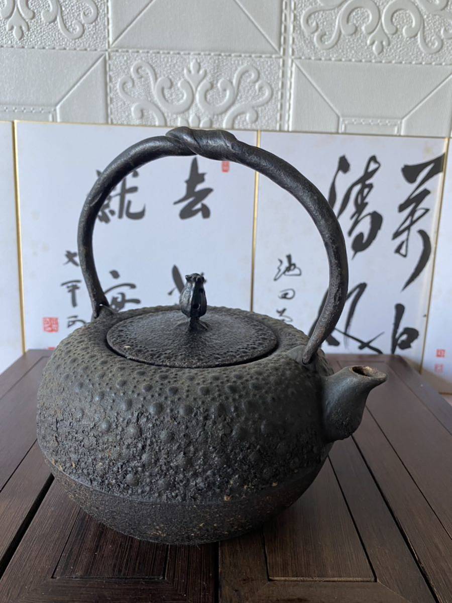 ー 鉄瓶 急須 南部鉄器 茶道具 茶器 金属工芸 鉄器 アンティーク 鉄製 煎茶道具古美術 時代物の画像3