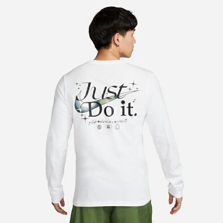 NIKE ナイキ 長袖Tシャツ ロンT コットン ホワイト メンズ2XL◆新品未使用タグ付正規品◆