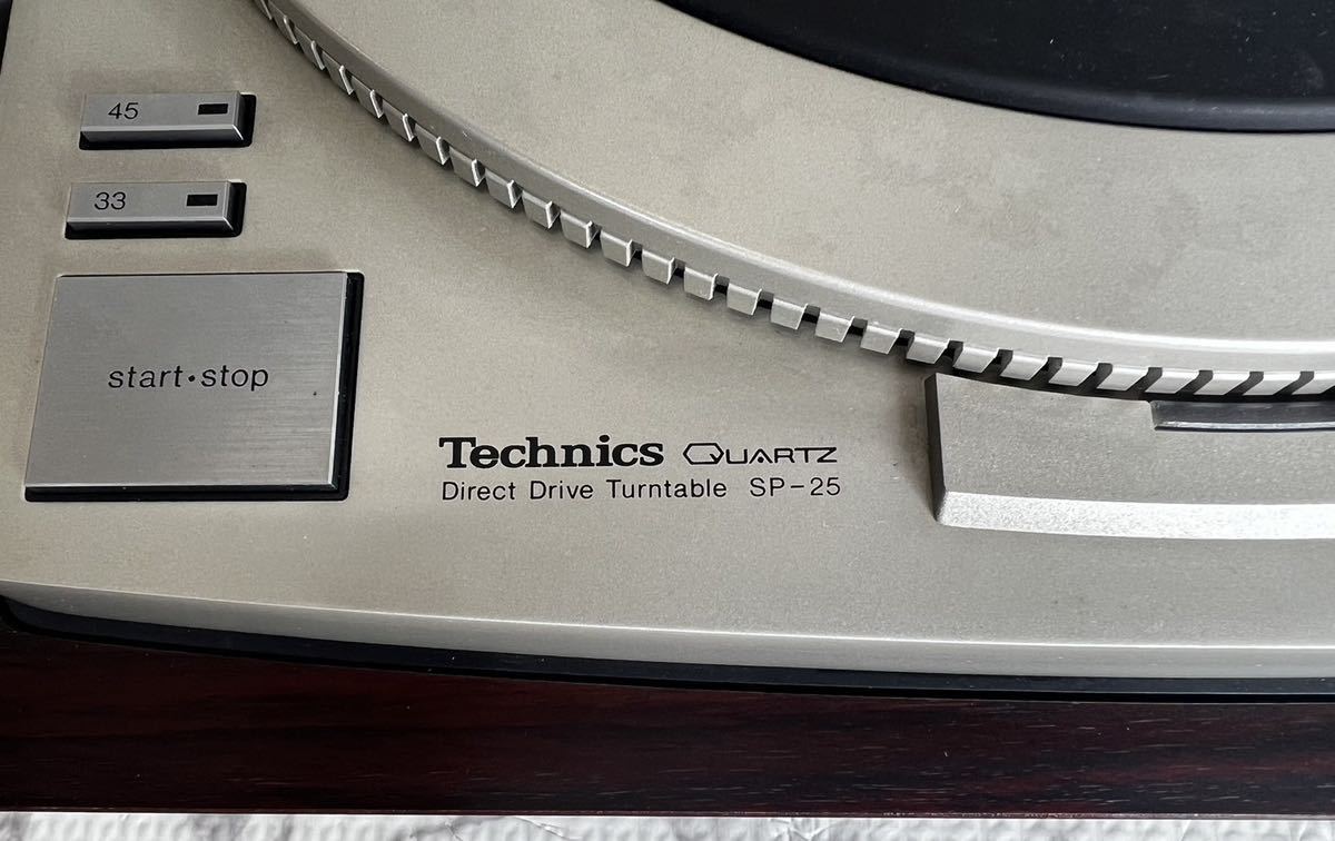 【0337】Technics テクニクス レコードプレイヤー ターンテーブル SP-25 / EPA-B500_画像2