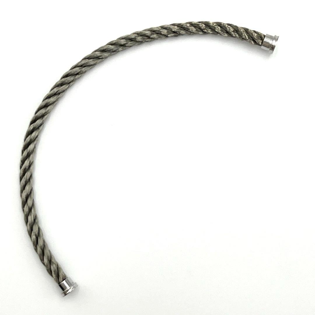 16㎝・グレー系色】フレッド FRED ケーブル ブレスレット 16㎝・グレー系色】フレッド FRED ケーブル ブレスレット