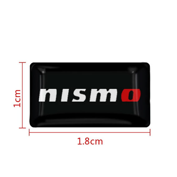 nismo ニスモ インテリアステッカー（シルバー） １０個 １シートの画像3